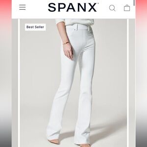COPY - SPANX Flare Jeans, White, XS (R) $60 New without Tags